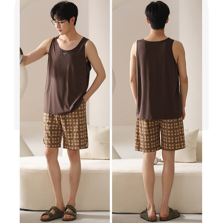 Gullei™ Matching Sleeveless Pajamas Set Modal