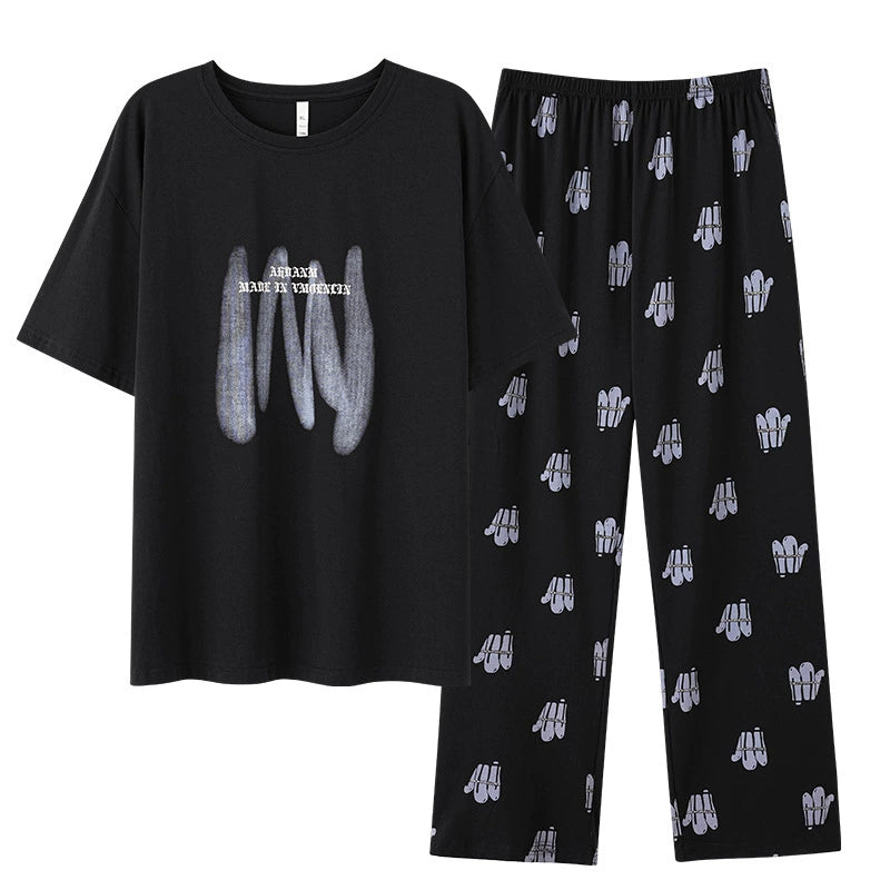 Short-Sleeve Pajamas Set 100% Organic Cotton
