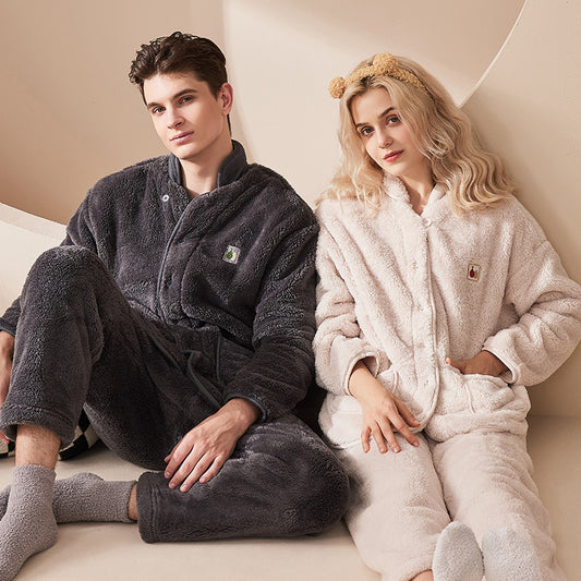 Matching Flannel Winter Nightdress for Newly Wed Couples