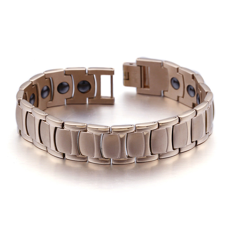 Custom Mens Magnetic Fashion Bracelet 20cm