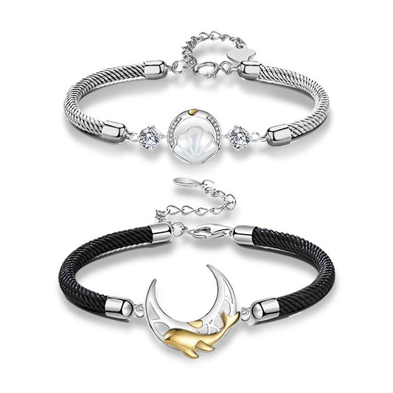 Sun and Moon Romantic Bracelets Set for 2