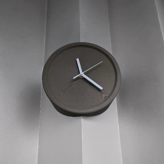 Minimalistic Wall Corner Analog Silent Clock