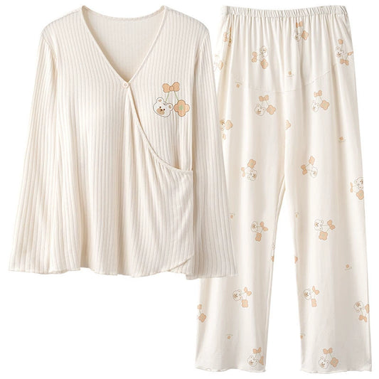 2-Piece Soft Maternity Sleepwear