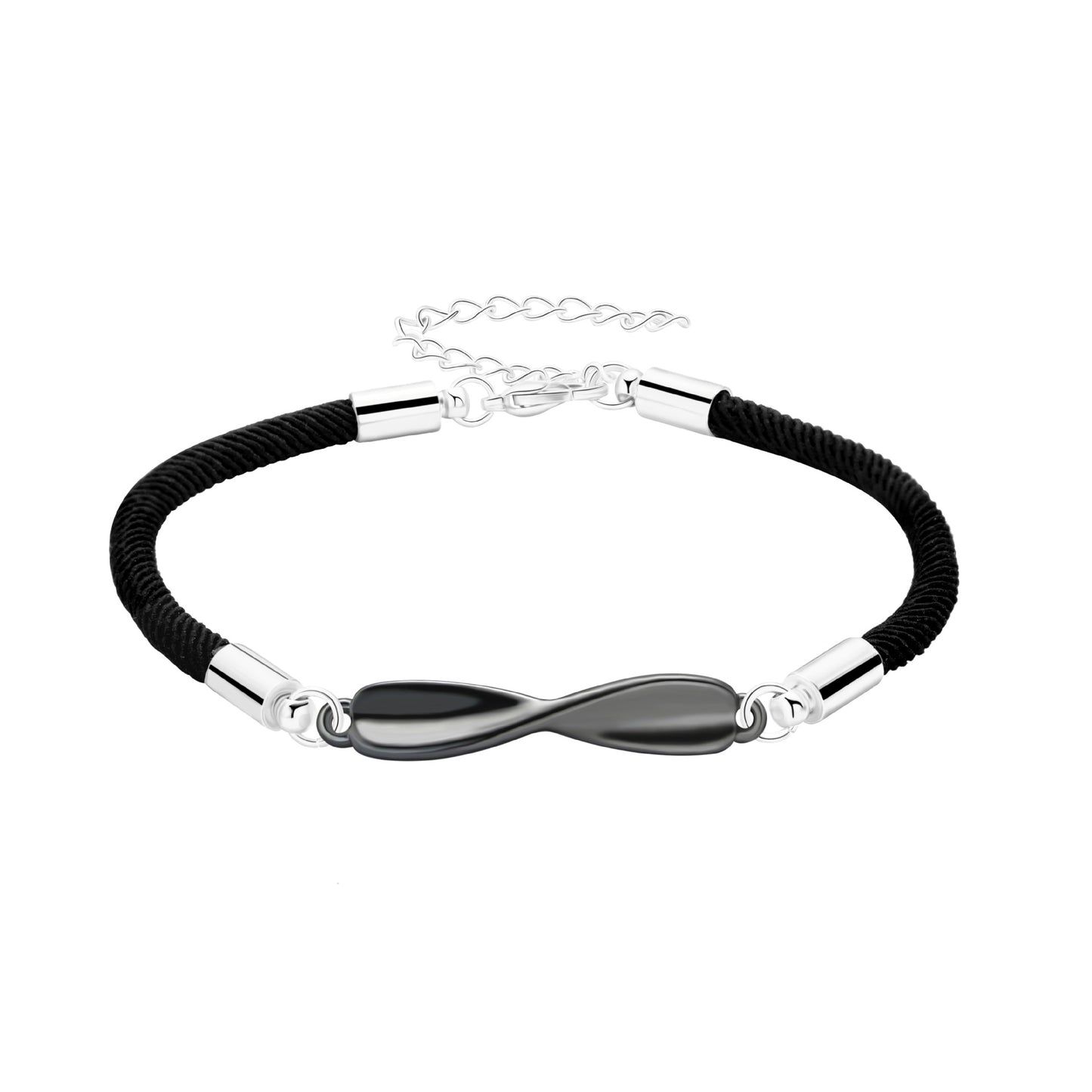 Engravable Mobius Couple Bracelets Set for Two