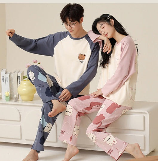 Matching Loungewear Couples Pajamas Set
