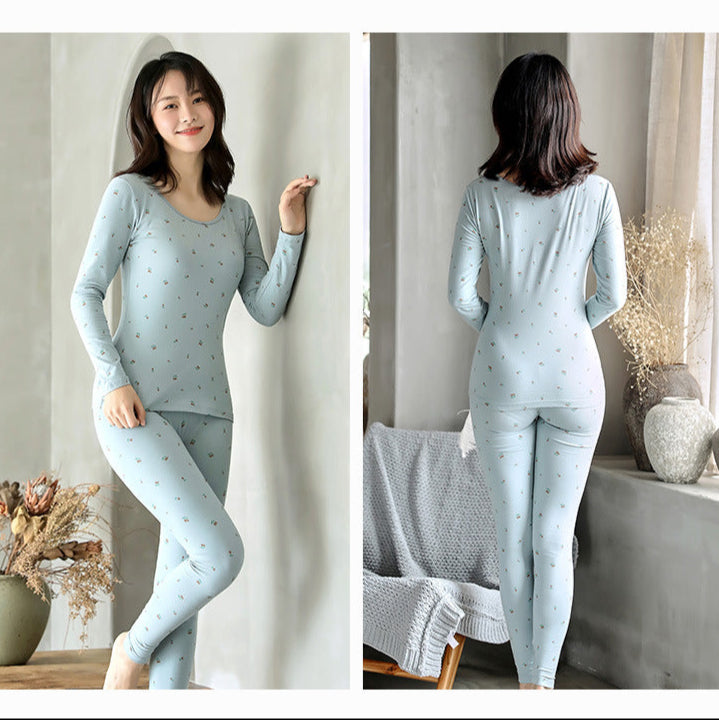 Cozy Thermal 2-Piece Pajamas Set
