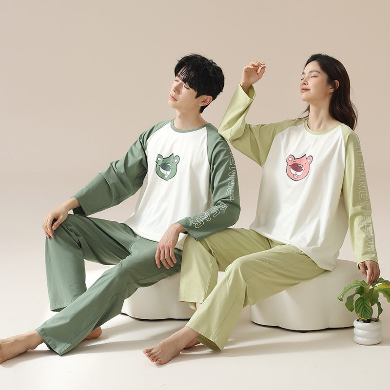 Cozy Panda Matching Pajamas Set for Couples