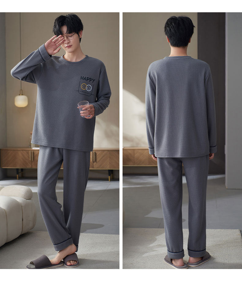 Spread the Joy: Happy Mood Matching Couple Pajamas