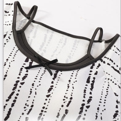 2-Piece Breast Pad Nightgown Set Organic Cotton