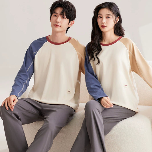 Gullei™ Sporty Pajamas Set Long Sleeve 100% Cotton