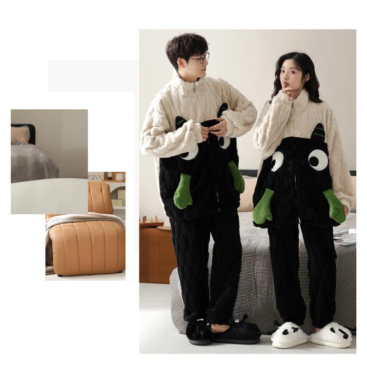 Matching Cartoon Winter Pajamas Set - 100% Flannel