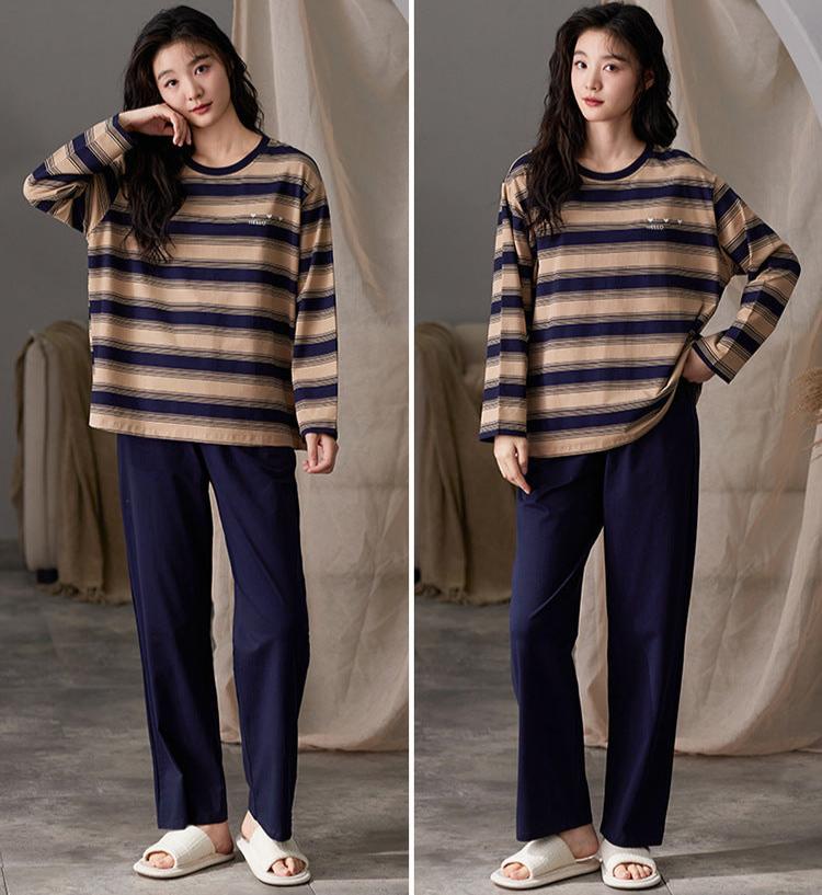 100% Premium Cotton 4-Piece Couples Pajamas Set