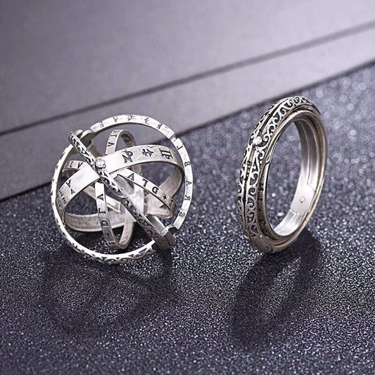 Astronomical Ball Mens Trendy Ring Gift