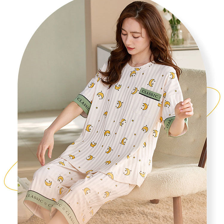 Gullei™ Loose-Fit Summer Sleepwear Set Pure Cotton