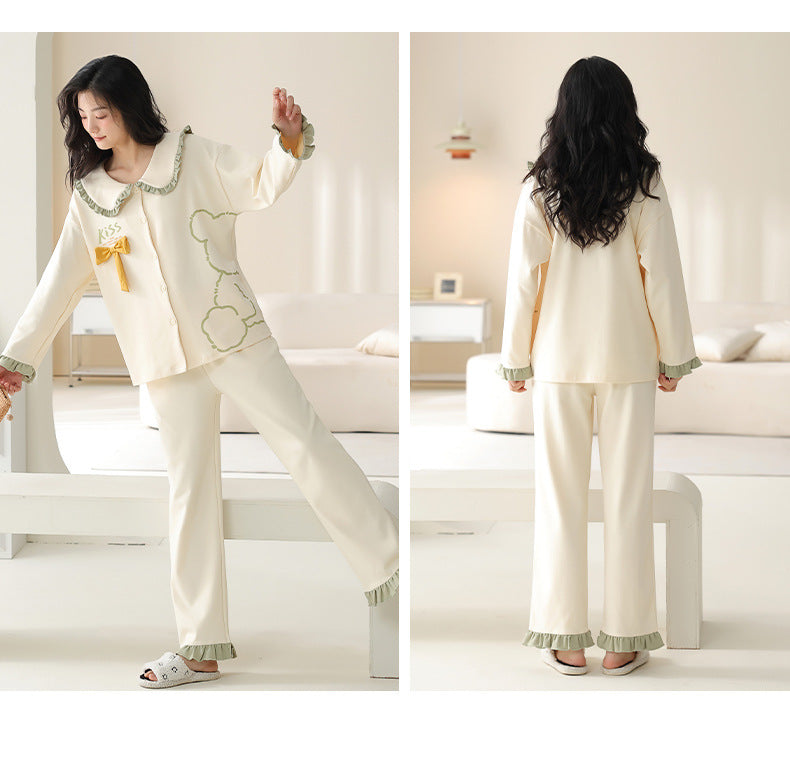 Bear Loungewear Pajamas Set for Couples
