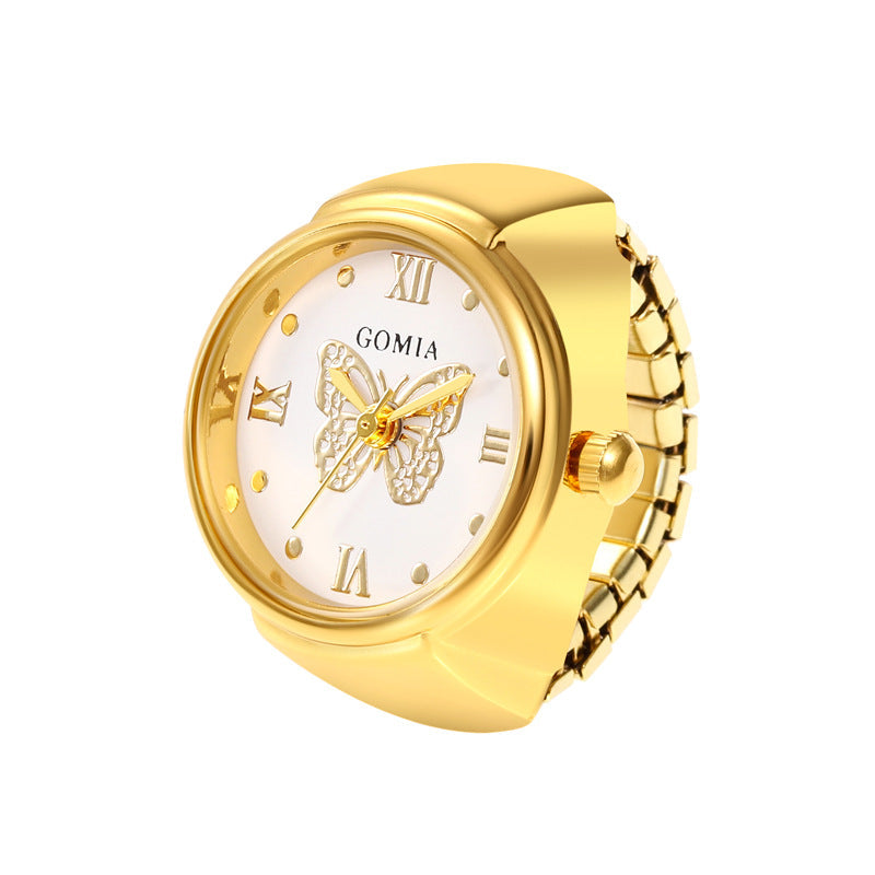 Gullei™ Butterfly Dial Fully Functional Watch Ring - Adjustable Size