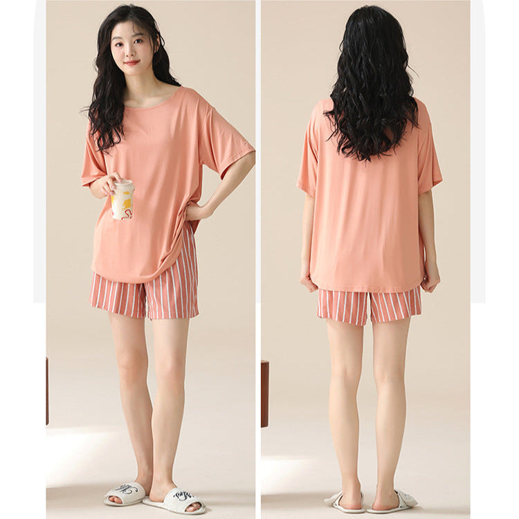 Gullei™ Short Sleeve Pajamas Set Organic Cotton Summer