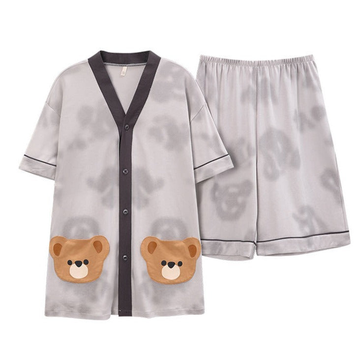Bear Matching Family Summer Sleepwear 100% Cotton