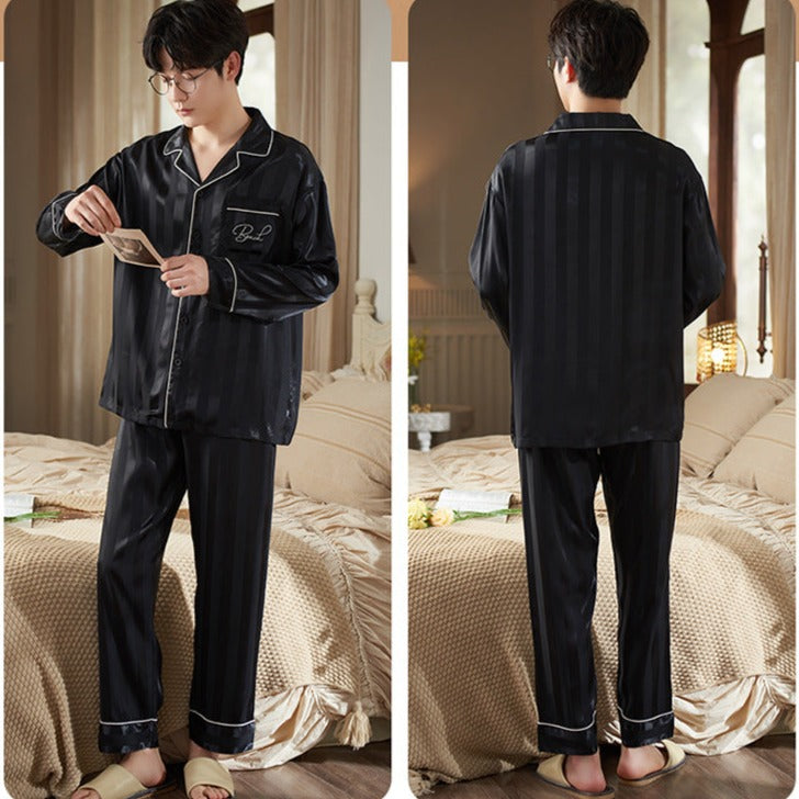 Comfortable Silk Pyjamas Set for Couples 100% Flannel