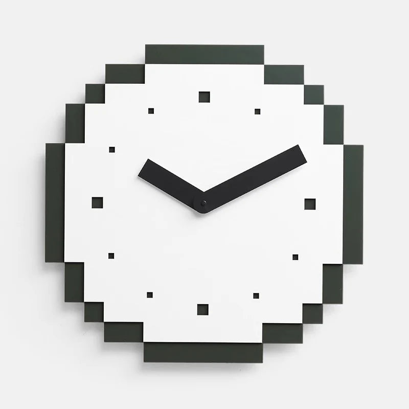 Gullei™ Modern Pixel Theme Wall Decor Silent Clock