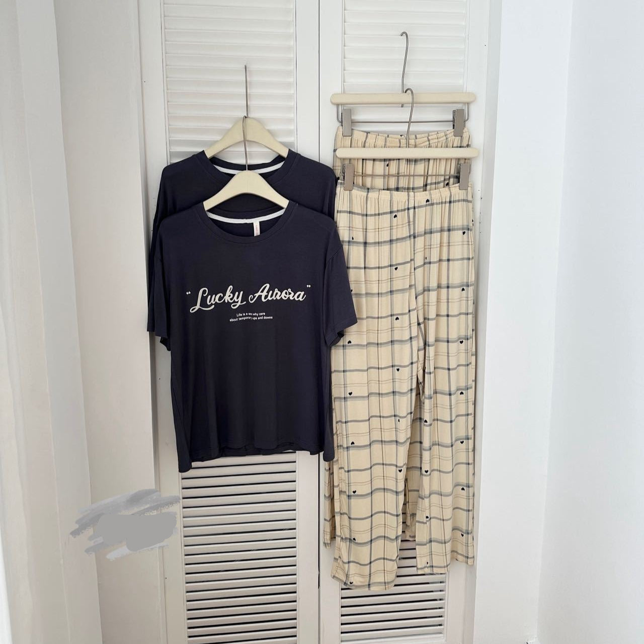 Minimalist Modal Couple's Pajama Set | Sophisticated & Silky Comfort