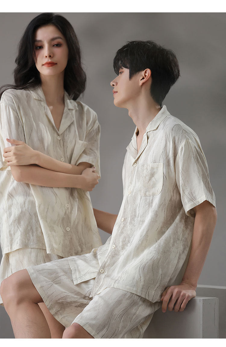 Luxury Bamboo Matching Pajama Set for Couples