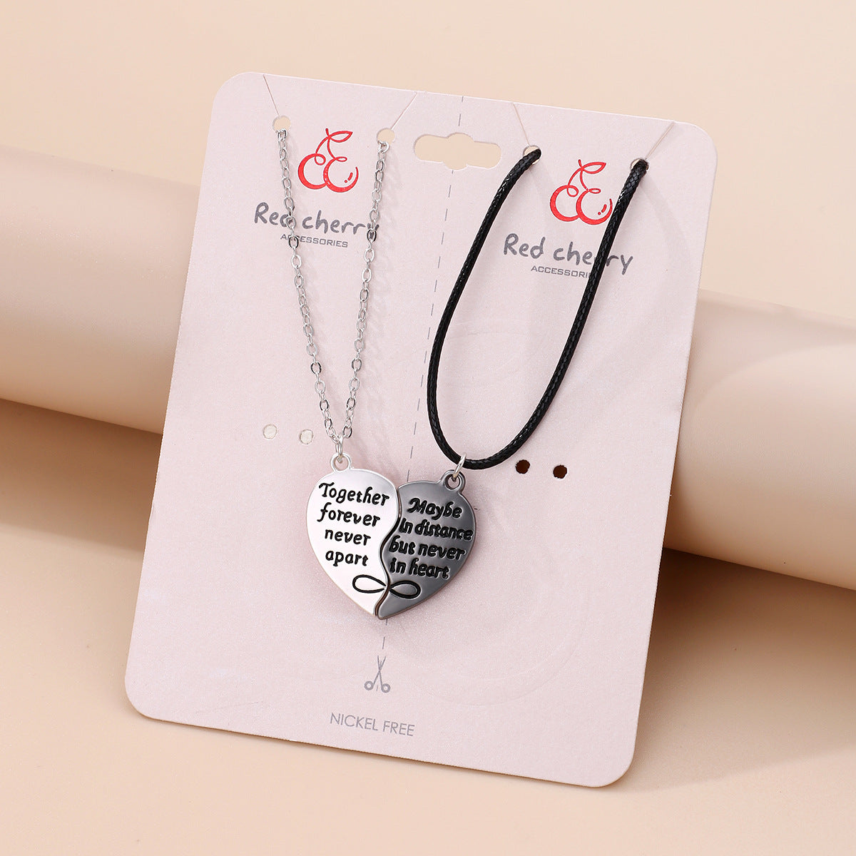 Together Forever Bff Necklaces Set for Best Friends