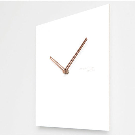 Square Deco Silent Wall Clock 30cm