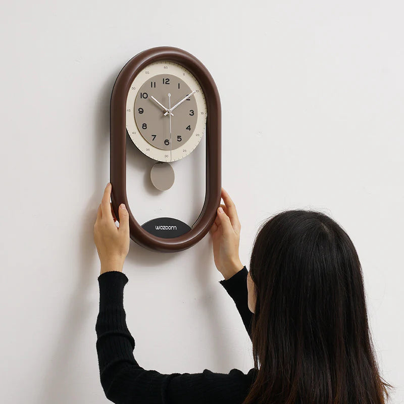 Gullei™ Creative Artistic Pendulum Silent Wall Clock