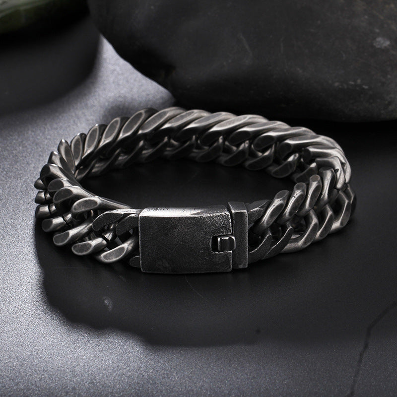 Mens Personalized Vintage Bracelet 22cm