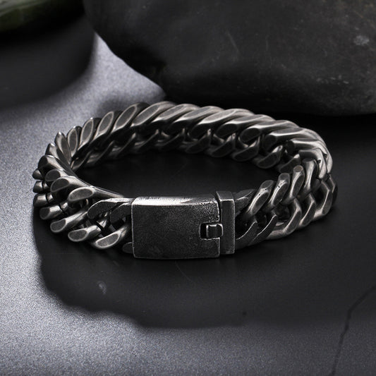Mens Personalized Vintage Bracelet 22cm
