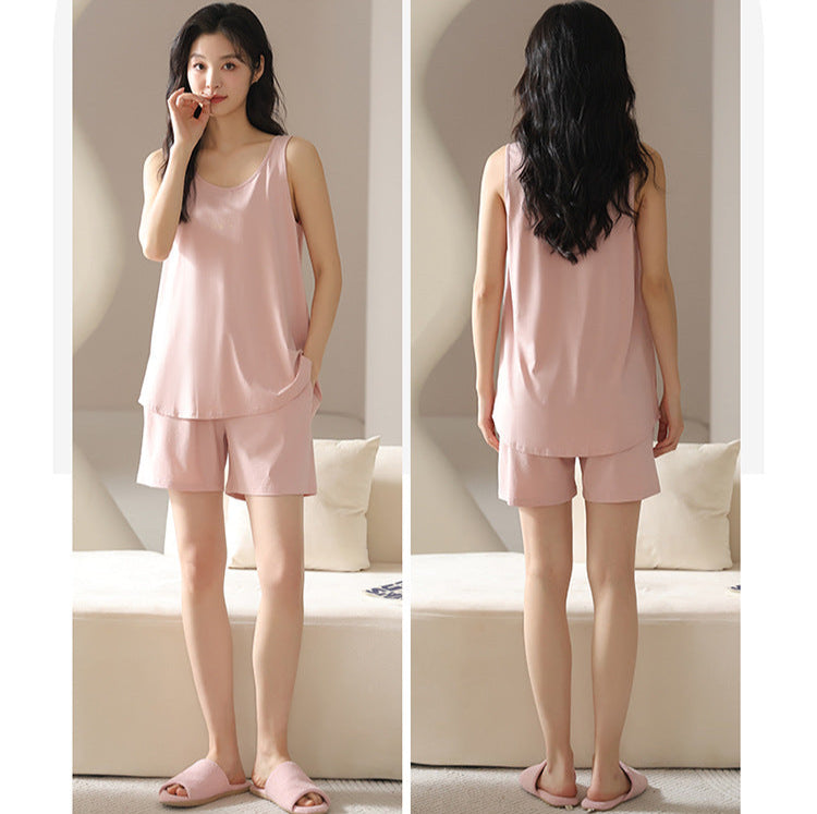 Gullei™ His Hers Sleeveless Pajamas Set Modal