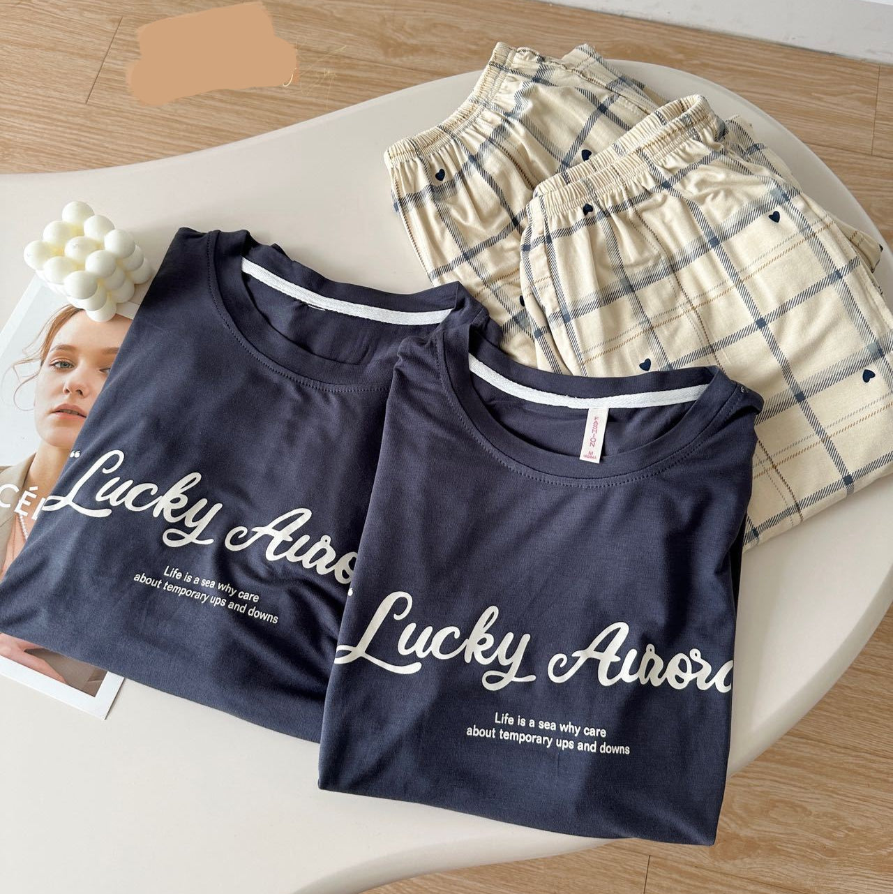 Minimalist Modal Couple's Pajama Set | Sophisticated & Silky Comfort