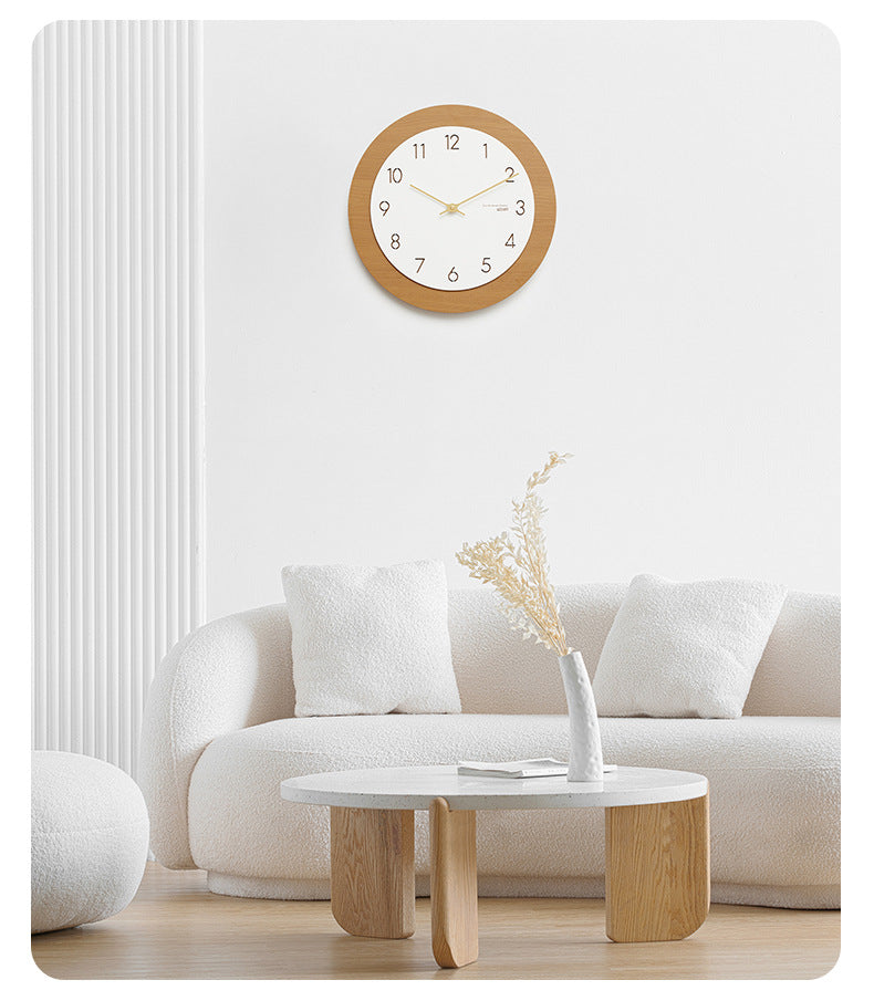Modern Circular Analog Silent Wall Clock