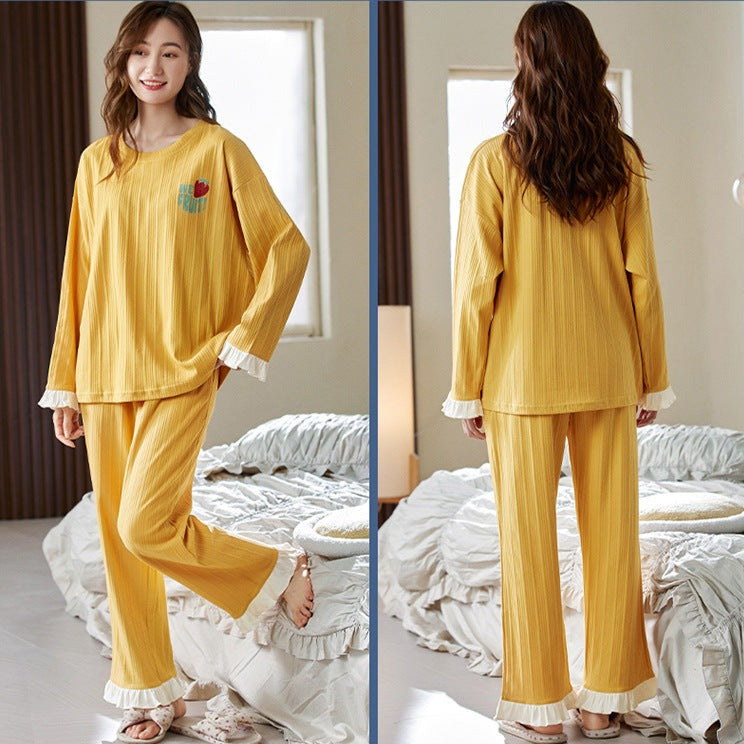 Matching Couple Breathable Cotton Pajamas Set