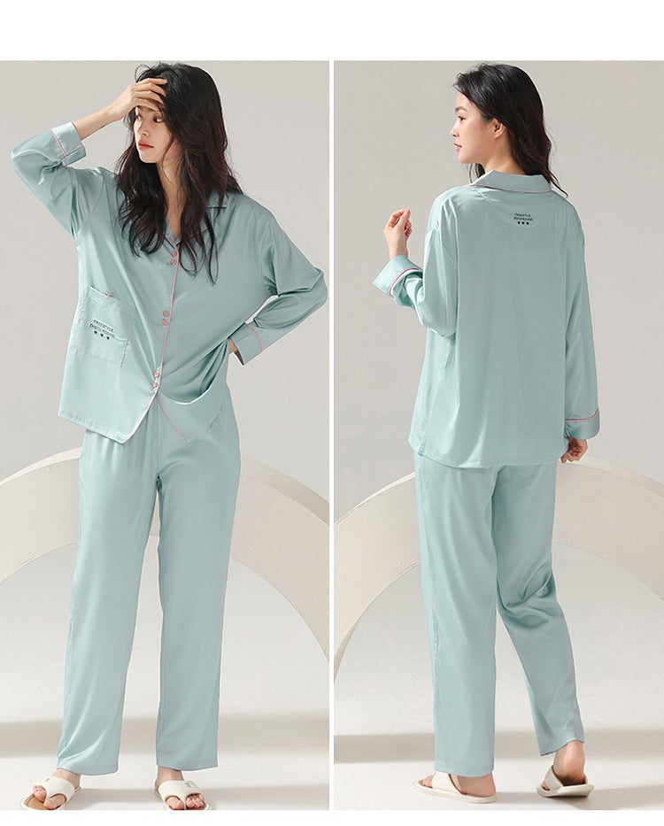 Matching Family Silk Pajamas Set for Two