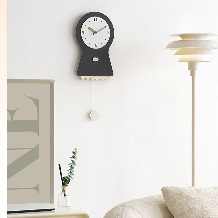 Kids Squid Silent Wall Clock – Pendulum or Table (Non-Ticking)