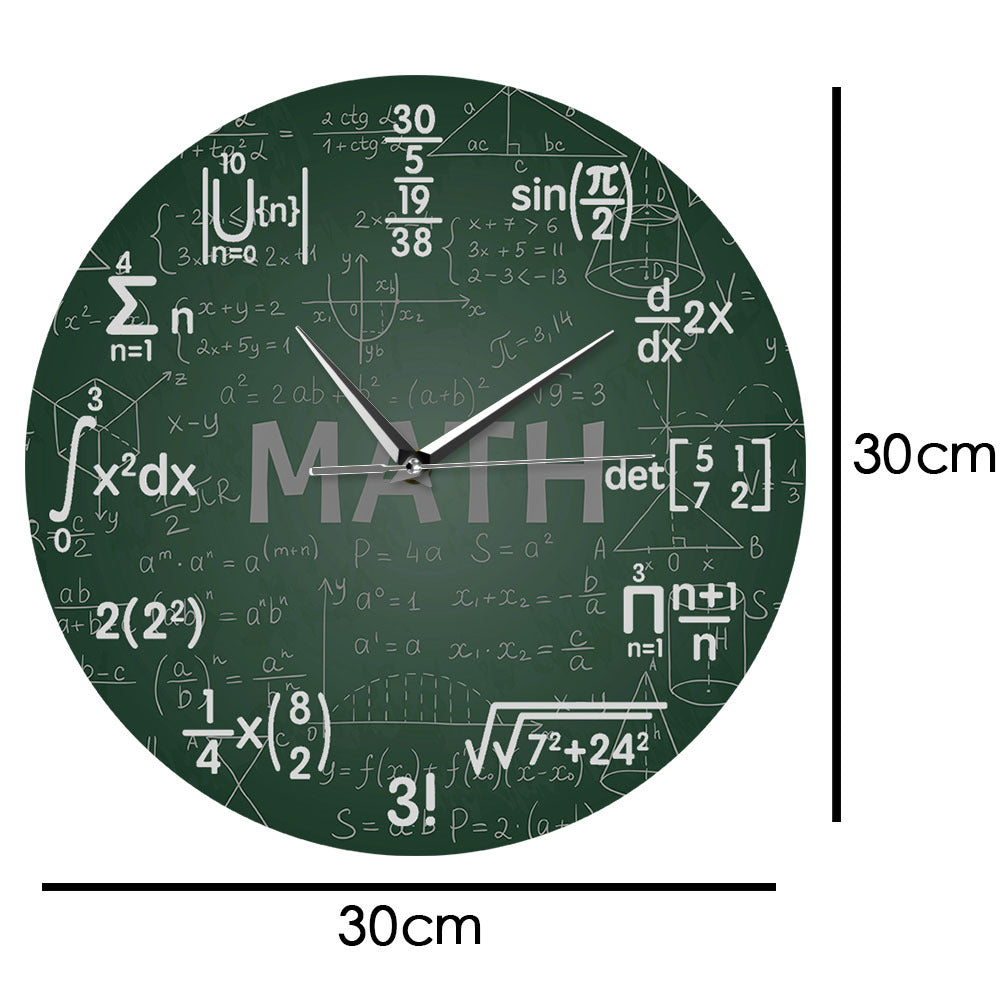 Wall Deco Clock Gift for Math Teacher