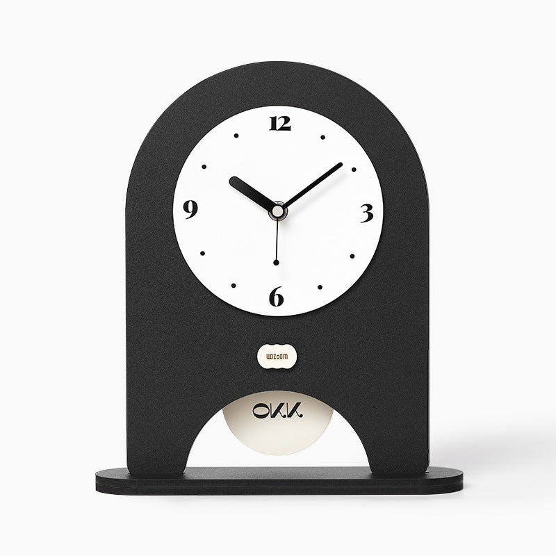 Kids Squid Silent Wall Clock – Pendulum or Table (Non-Ticking)