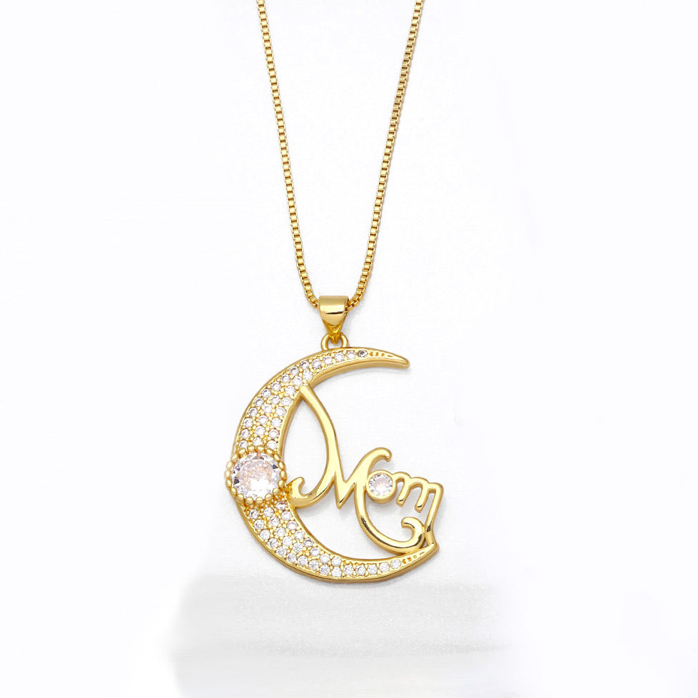 Mom Pendant Necklace Gift