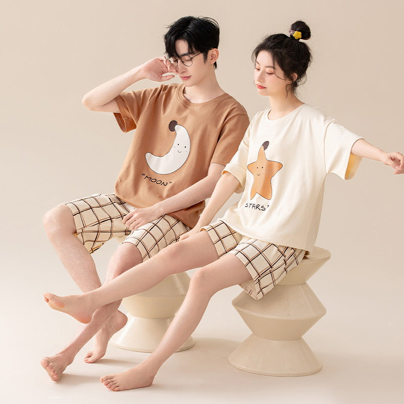 Matching Summer Jammies for Men and Women 100% Cotton