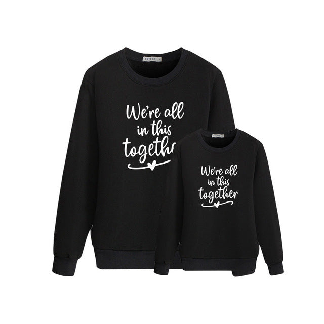 Mother and Daughter Long-sleeved Sweatshirts