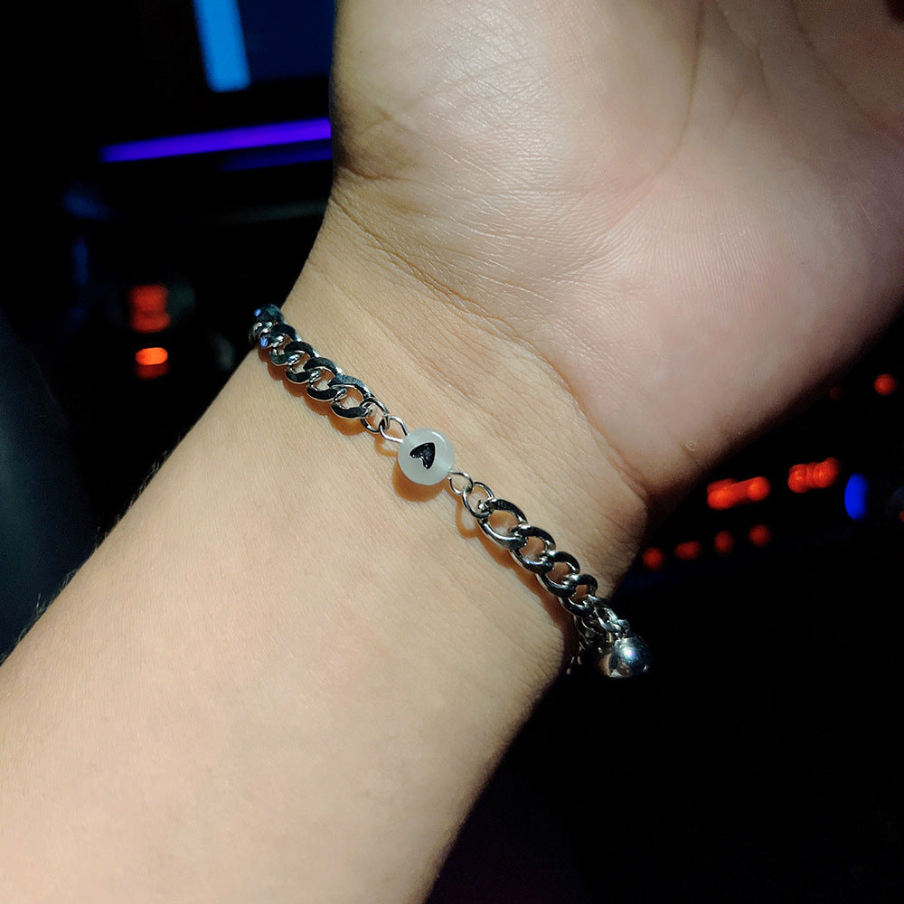 Glow in Dark Magnetic Friendship Bracelets Set of 2