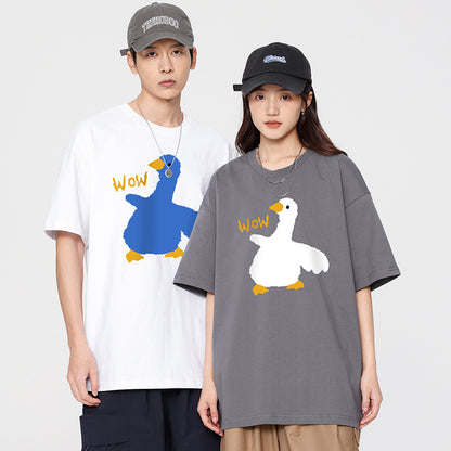 Matching Fashion Off Shoulder T-shirts Set for Couples