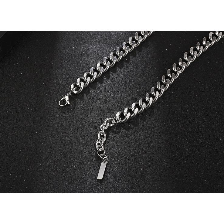 Mens Chunky Cuban Chain Necklace Birthday Gift