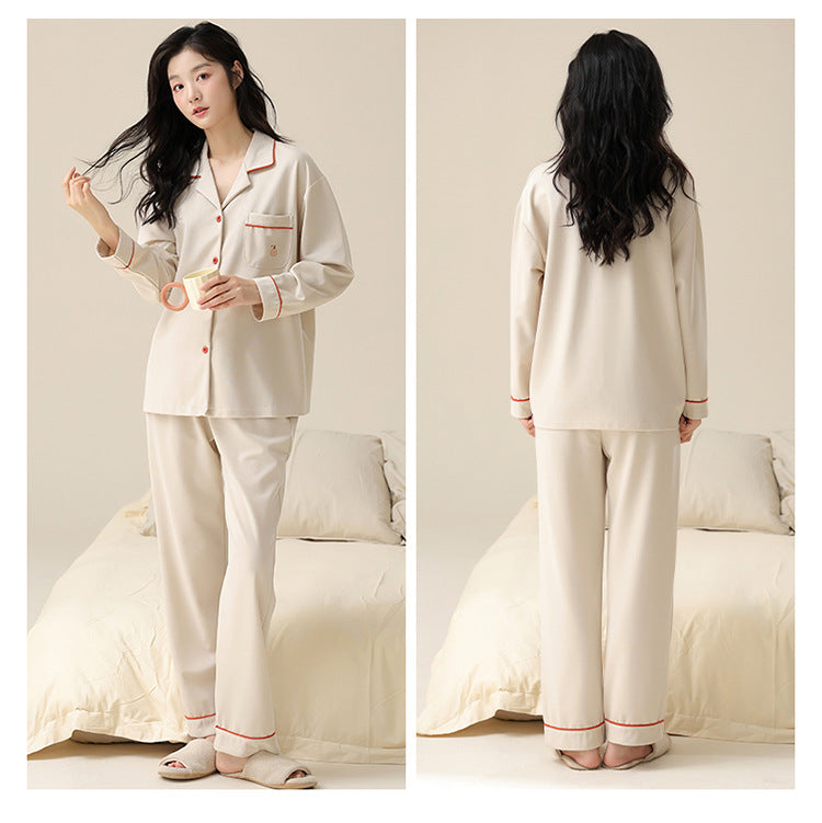 Matching Loose Fit Pajamas Set for Men and Women