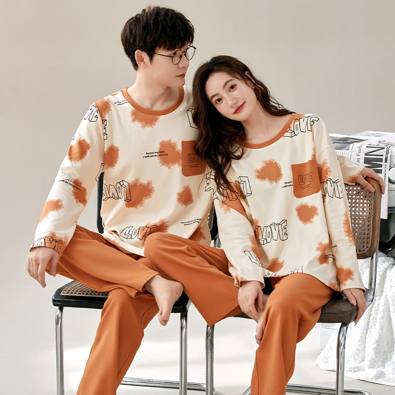 Cute Couple Pajamas Matching Sleepwear Set for Two
