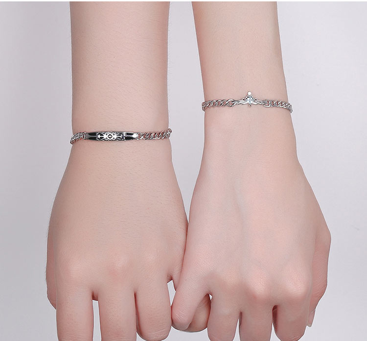 Crown Couple Relationship Bracelets Set for 2