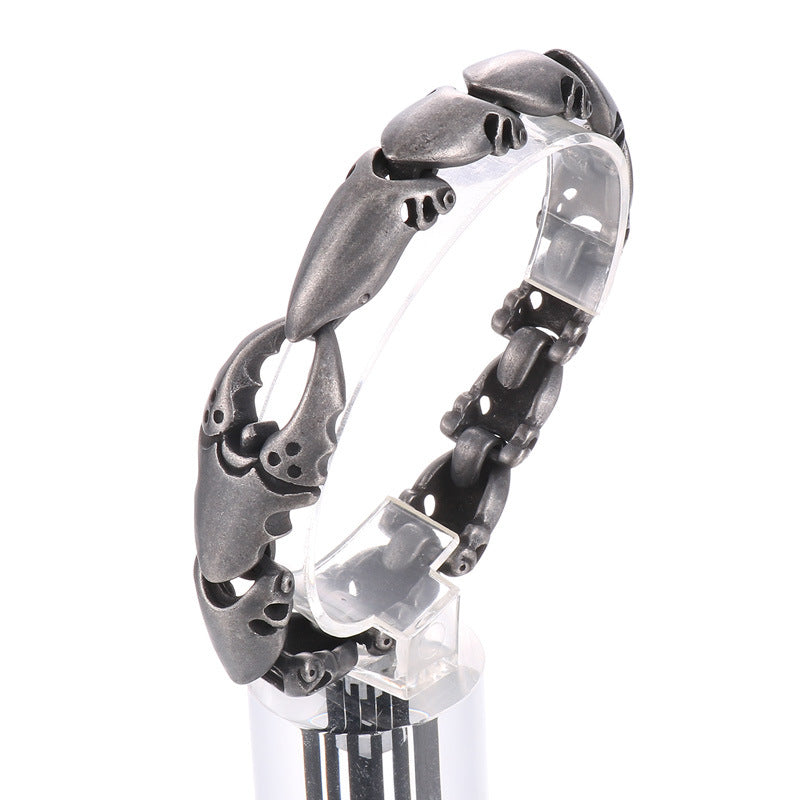 Custom Scorpion Claw Mens Bracelet 22cm