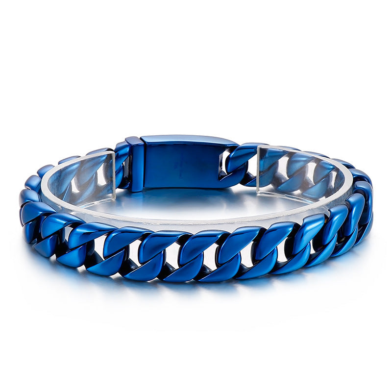 Personalized Mens Steel Bracelet 23cm